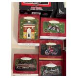 Large Lot of Hallmark Keepsake Ornaments, Including The Weiner Mobile