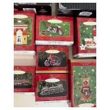 Large Lot of Hallmark Keepsake Ornaments, Including The Weiner Mobile