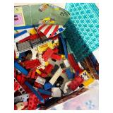 Lot of Vintage Legos, including Christmas & some Figures