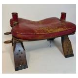 Vintage Camel Saddle w/ Great Patina