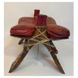 Vintage Camel Saddle w/ Great Patina