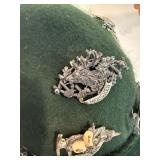 2 Vintage Austrian Hiking Hats LOADED w/ Pins