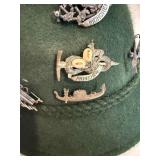 2 Vintage Austrian Hiking Hats LOADED w/ Pins