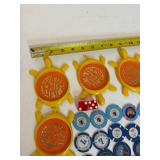 Vintage Las Vegas Lot -  including chips, dice & coasters