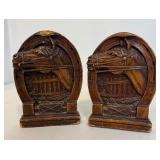 Pair of Vintage Western Motif Bookends
