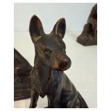 Pair of Vintage Bronze Dog Bookends