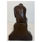Vintage Chalkware "Thinker" Figure