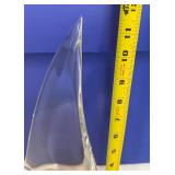Unsigned TALL Art Glass Sailboat