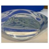 Unsigned TALL Art Glass Sailboat