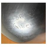 Vintage Ton Gillien Mata Ortiz Black on Black Pottery Vase