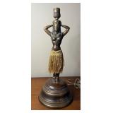 c.1940 Patent Pending Dodge Hula Shaker Lamp