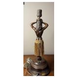 c.1940 Patent Pending Dodge Hula Shaker Lamp