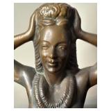 c.1940 Patent Pending Dodge Hula Shaker Lamp