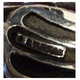 Sterling & 14k David Yurman Cross Ring - Approx 6.5