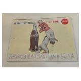 Vintage 1960 Coca-Cola Football Adverting Posters