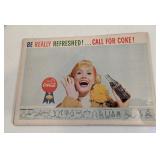 Vintage 1960 Coca-Cola Football Adverting Posters