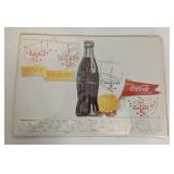 Vintage 1960 Coca-Cola Football Adverting Posters