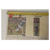 Vintage 1960 Coca-Cola Football Adverting Posters