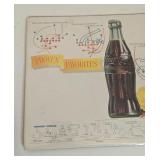 Vintage 1960 Coca-Cola Football Adverting Posters