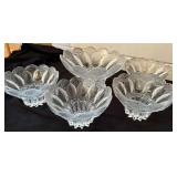 5 Piece Lausitzer Glass Bowl Set