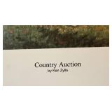 Ken Zylla Print "Country Auction"