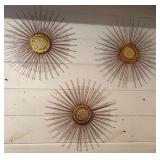 Mid-Century Sunburst Art