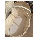 Vintage Wicker Bassinet