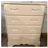 Cream Colored Wood Dresser