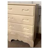 Cream Colored Wood Dresser
