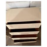 Cream Colored Wood Dresser