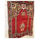Vintage Velveteen Islamic Prayer Rug