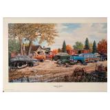 Ken Zylla Print "Junkyard Relics"