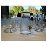 Over 100 Pieces of Fostoria Sunburst Glassware