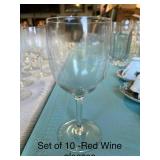 Over 100 Pieces of Fostoria Sunburst Glassware