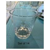 Over 100 Pieces of Fostoria Sunburst Glassware