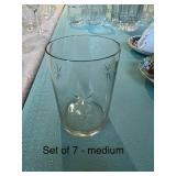 Over 100 Pieces of Fostoria Sunburst Glassware