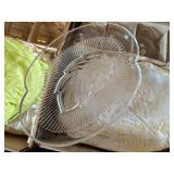 Vintage Glass Snack Sets