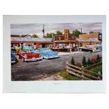 Ken Zylla print "Roadside Cuisine"