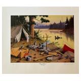 Les Kouba print "Camp Visitors"