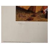 Les Kouba print "Camp Visitors"