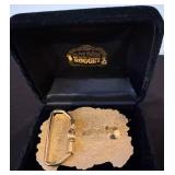 Four Collectible Metal Belt Buckles