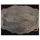 Four Collectible Metal Belt Buckles