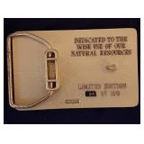 Four Collectible Metal Belt Buckles