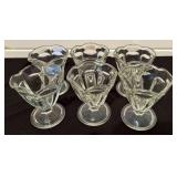 Set of 6 Sundae Glasses