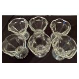 Set of 6 Sundae Glasses