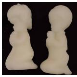 Vintage Fenton Praying Child Figurines