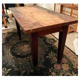 Wood Table with Vise