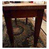 Wood Table with Vise