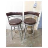 2 - Room&Board Swivel Bar Stools
