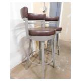 2 - Room&Board Swivel Bar Stools